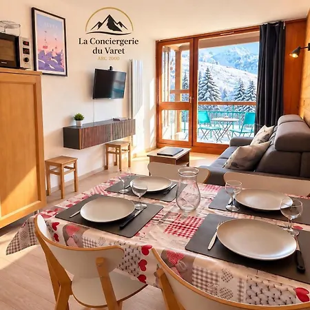 Douceur Alpine - Menage Inclus- In-out - Arc 2000 - Conciergerie Du Varet Appartement